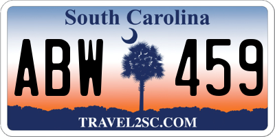 SC license plate ABW459