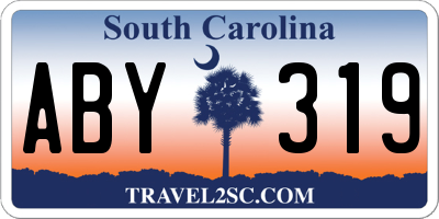 SC license plate ABY319