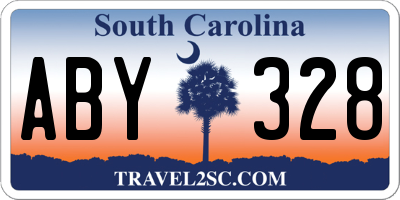 SC license plate ABY328