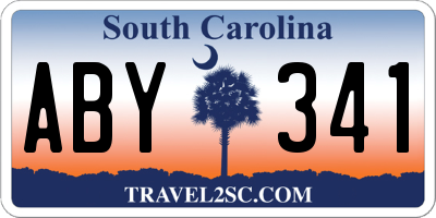 SC license plate ABY341