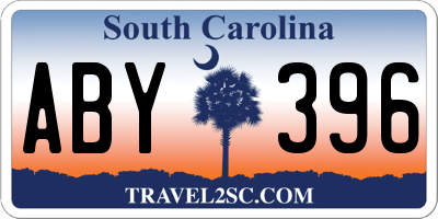 SC license plate ABY396