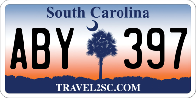 SC license plate ABY397