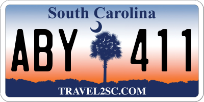 SC license plate ABY411