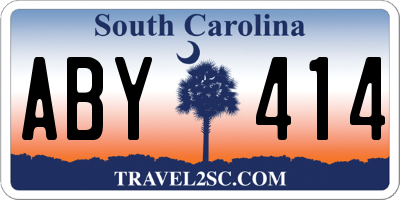 SC license plate ABY414