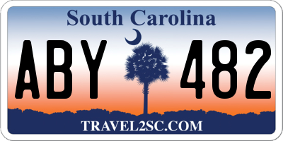 SC license plate ABY482