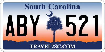 SC license plate ABY521