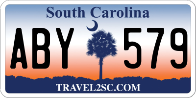 SC license plate ABY579