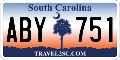 SC license plate ABY751