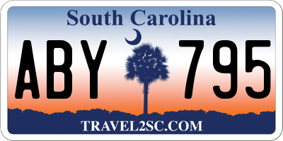 SC license plate ABY795