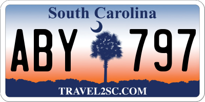 SC license plate ABY797