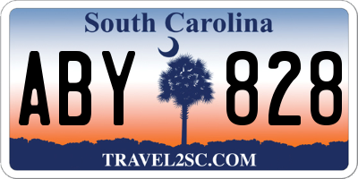 SC license plate ABY828