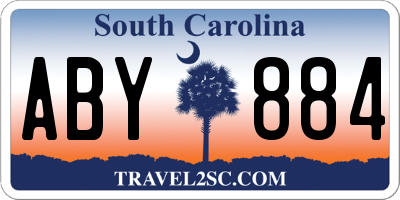 SC license plate ABY884