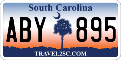SC license plate ABY895