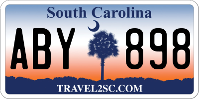 SC license plate ABY898