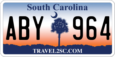 SC license plate ABY964