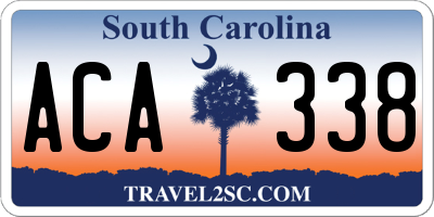 SC license plate ACA338