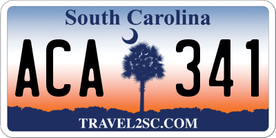 SC license plate ACA341