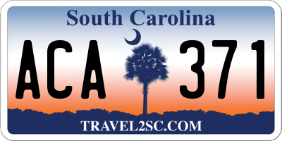SC license plate ACA371