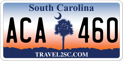 SC license plate ACA460