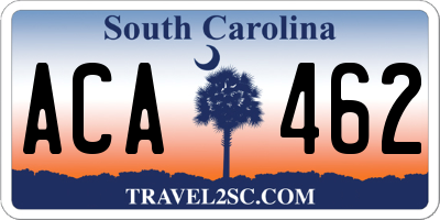 SC license plate ACA462