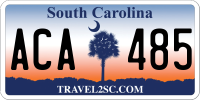 SC license plate ACA485