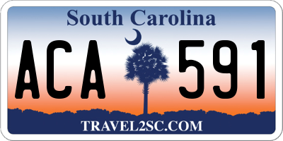 SC license plate ACA591