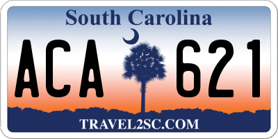 SC license plate ACA621