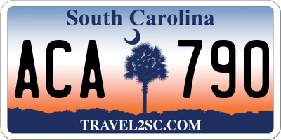 SC license plate ACA790