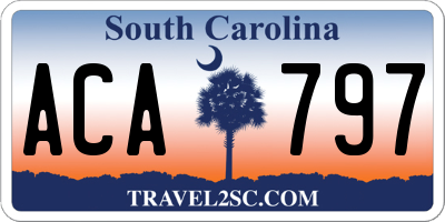 SC license plate ACA797