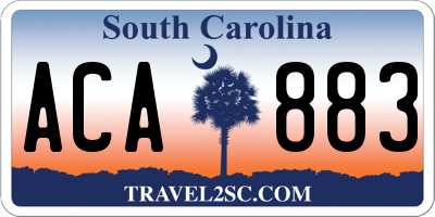 SC license plate ACA883