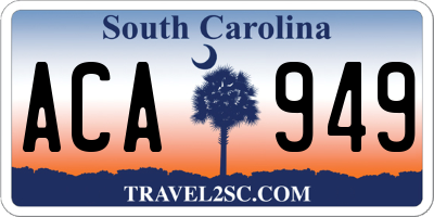 SC license plate ACA949