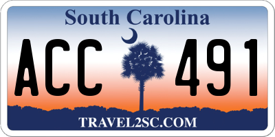 SC license plate ACC491