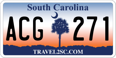 SC license plate ACG271