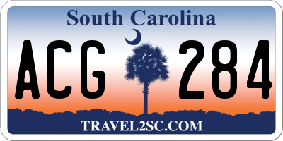 SC license plate ACG284