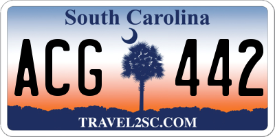 SC license plate ACG442