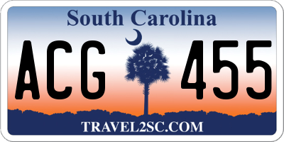 SC license plate ACG455