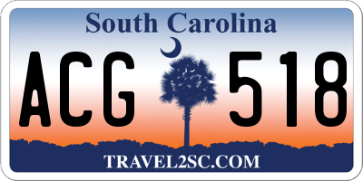 SC license plate ACG518