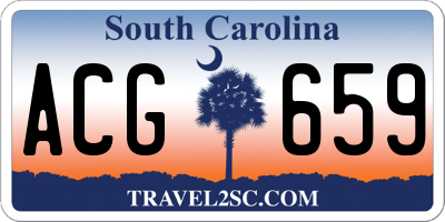 SC license plate ACG659