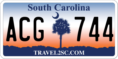 SC license plate ACG744