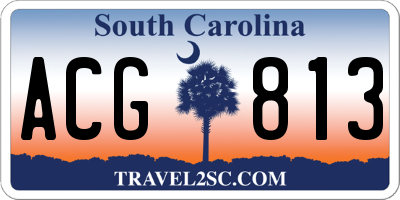 SC license plate ACG813