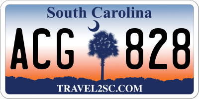 SC license plate ACG828