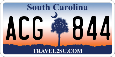 SC license plate ACG844