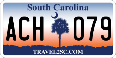 SC license plate ACH079