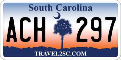 SC license plate ACH297