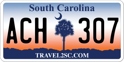 SC license plate ACH307