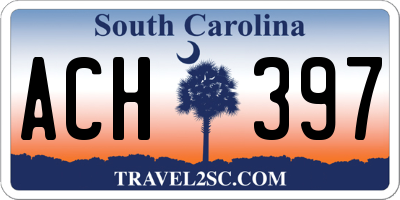 SC license plate ACH397