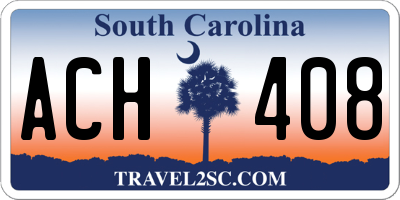 SC license plate ACH408