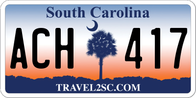 SC license plate ACH417