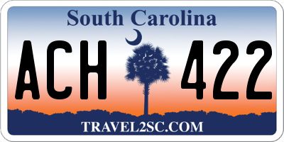 SC license plate ACH422