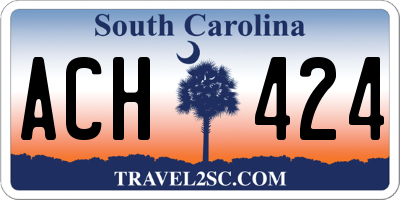 SC license plate ACH424